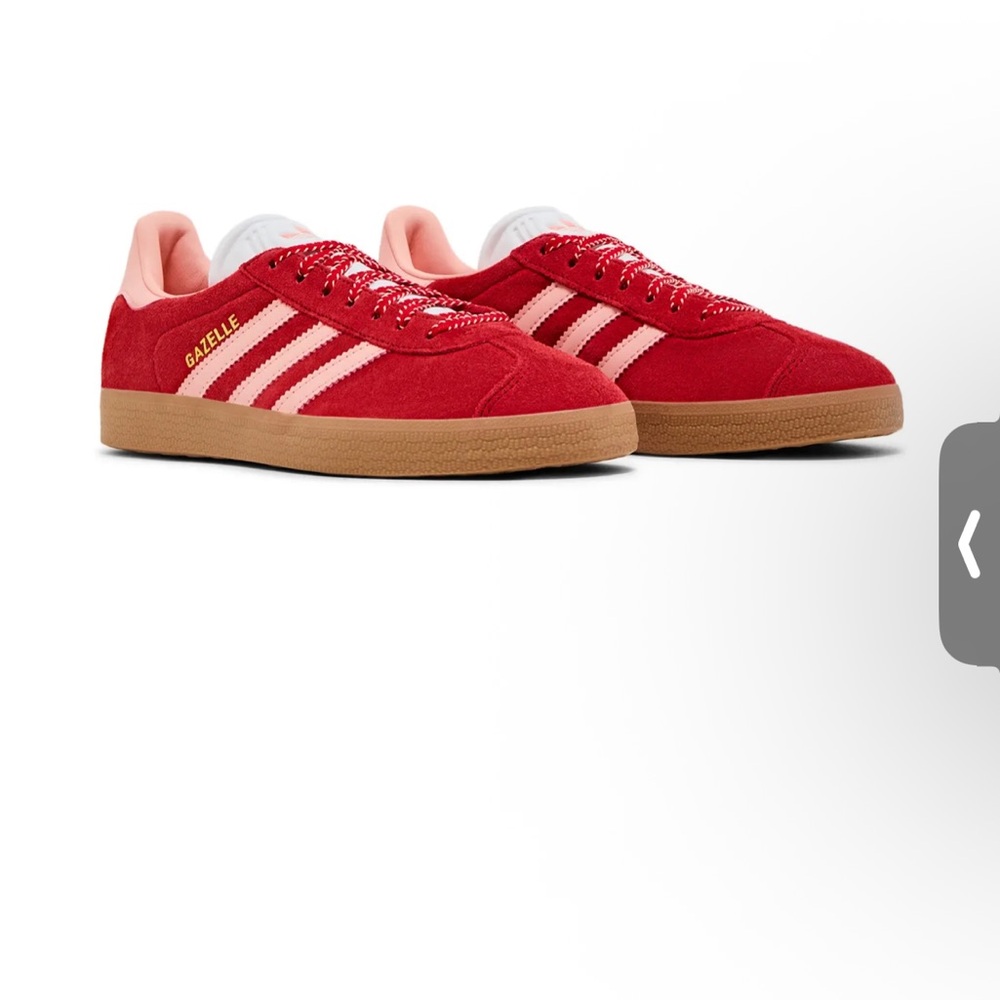 Adidas Gazelle Red and Pink Sneakers